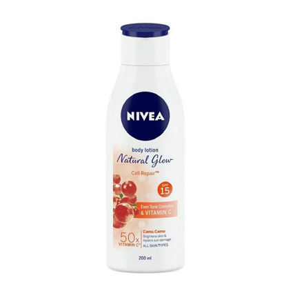 Nivea Body Lotion Natural Glow Cell Repair 